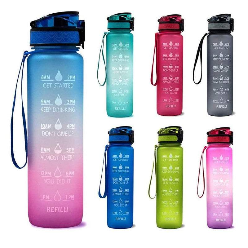 Gourde de sport motivante 1L - vue 1